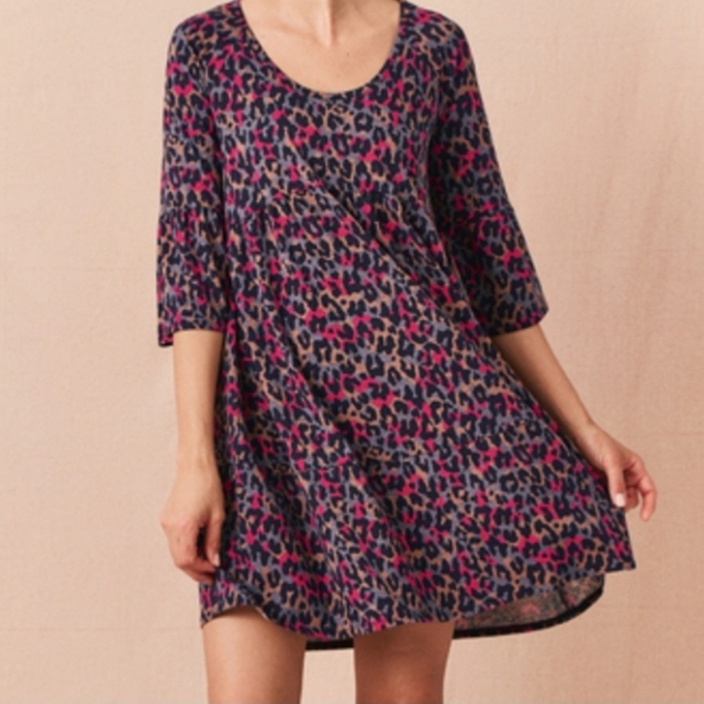 Pact Revive Flutter Sleeve Dress